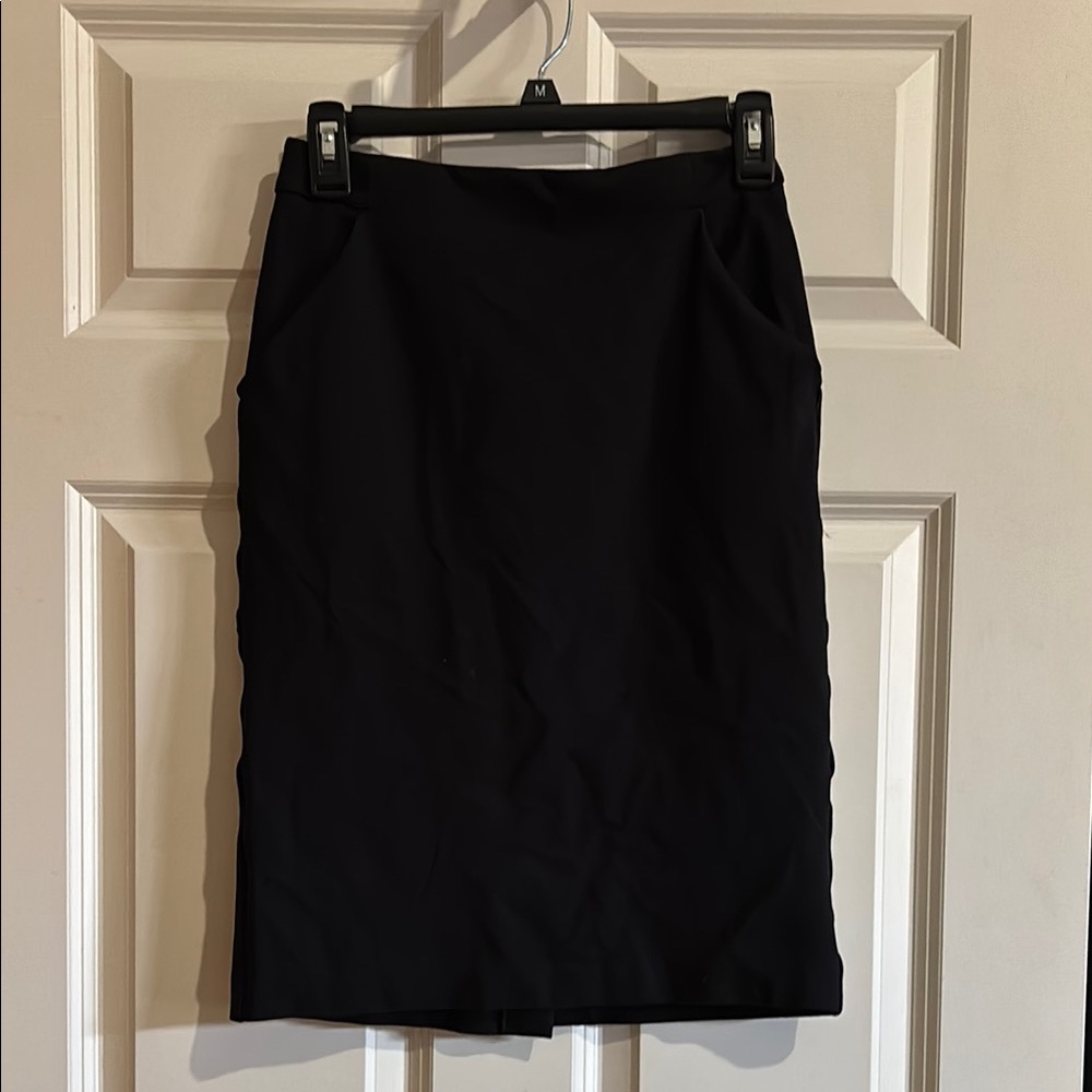 Black Pencil Skirt with real pockets